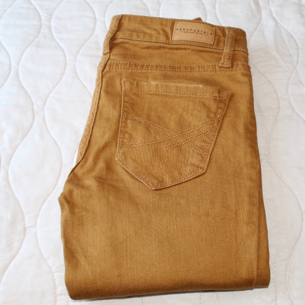 Khaki Aeropostale Jeggings